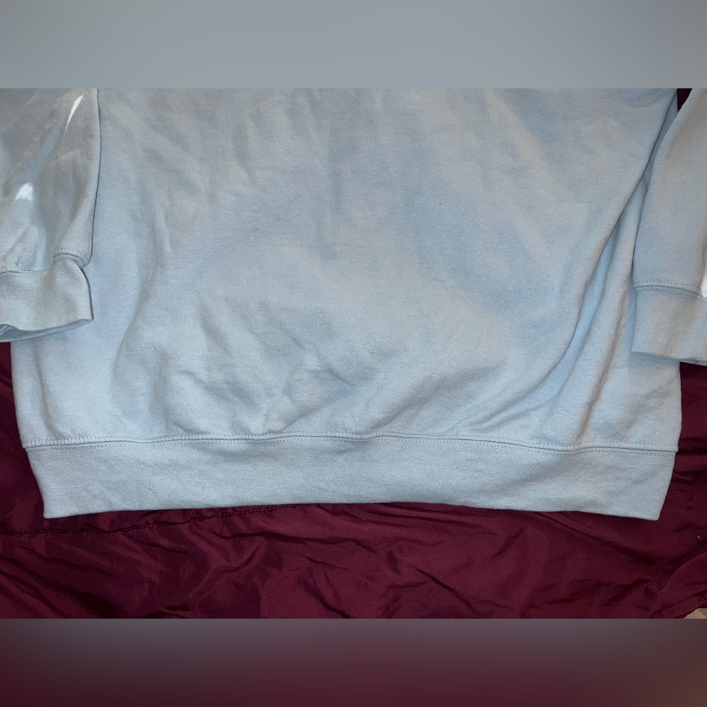 Light Blue Murder Goose/Duck Peace Was Never An Option Embroidered Sweatshirt Xl View 4